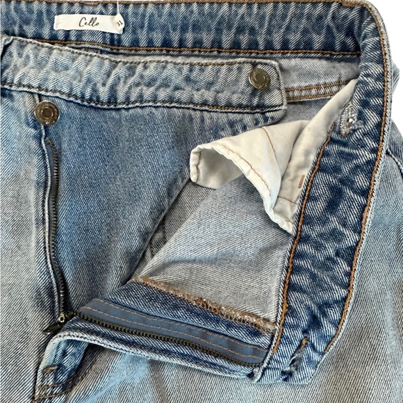 Cello 100% Cotton Distressed Hem Jeans Size 13/31 - Picture 14 of 16